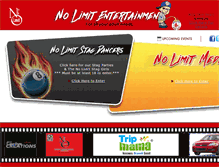 Tablet Screenshot of nolimitentertainment.com